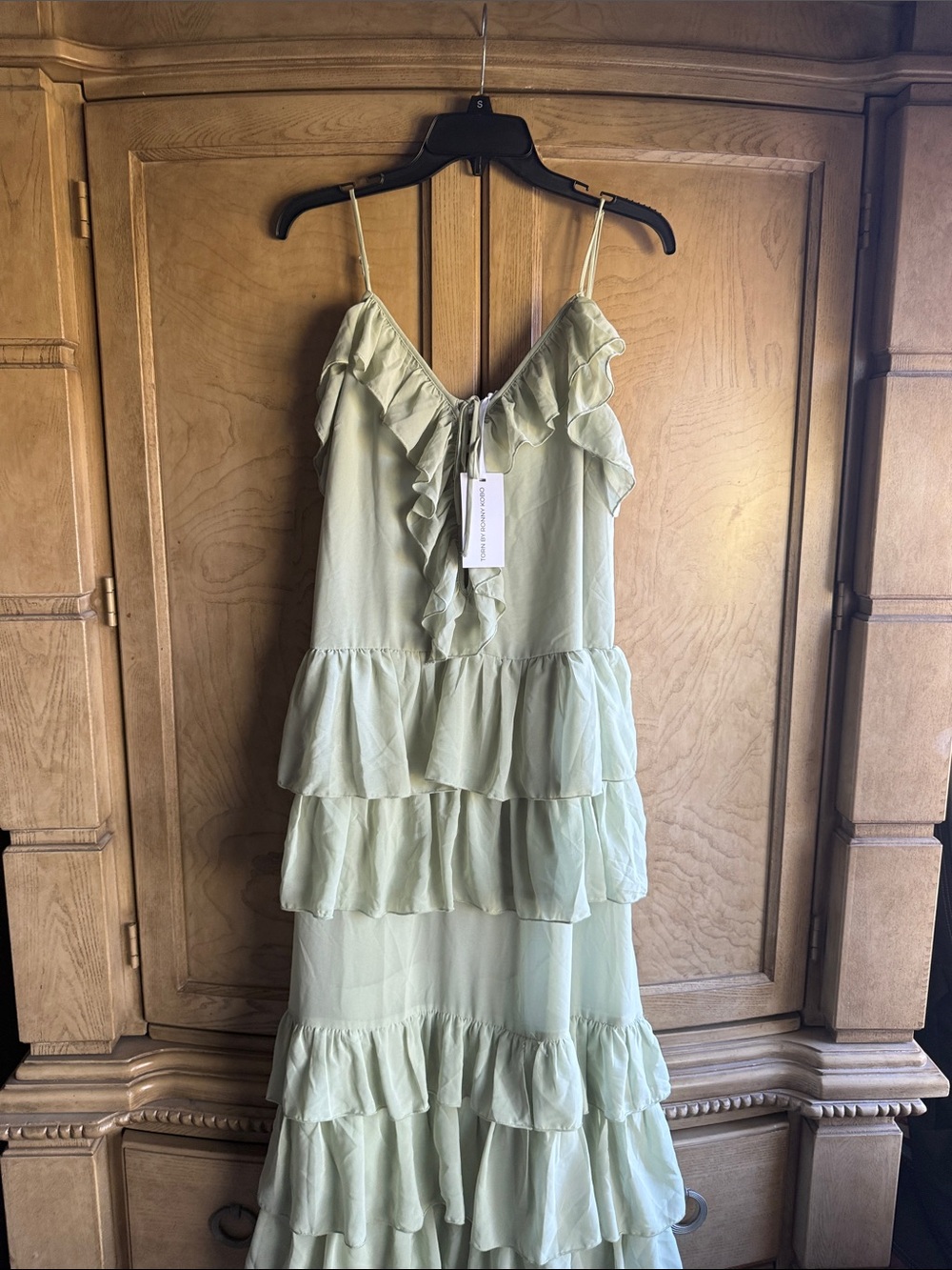 Torn by Ronny Kobo 🔥 Orcadia Dress in Sage - Picture 5 of 9
